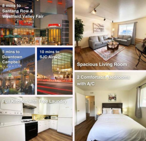 434-Campbell Cozy & Bright 2B/1b /AC/close to Downtown